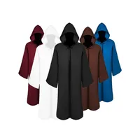 Halloween Cosplay Jedi Knight Robe Character Roleplay Hooded Cloak Costume Star Wars Event Party Unique Special Purpose Clothing