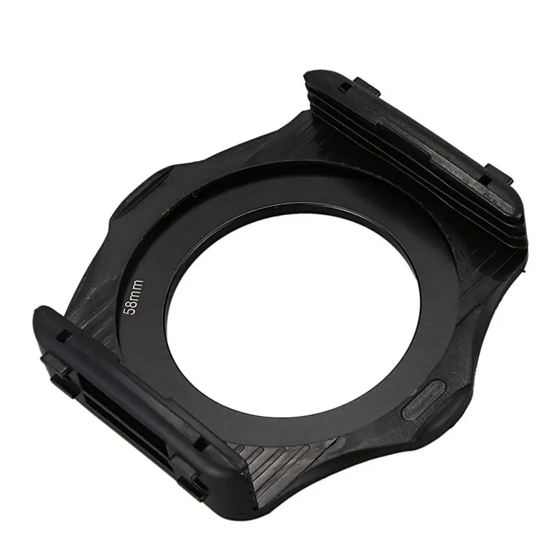 DT24 58mm Ring Adapter & 3-Slot Filter Holder for Cokin P Series Camera, Black, 2 Pack