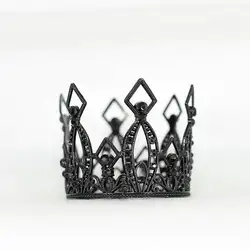 Newborn Photography Props Black Crown Retro Style Baby Shooting Acccessories Bebe Crown Creative Decoration Prop
