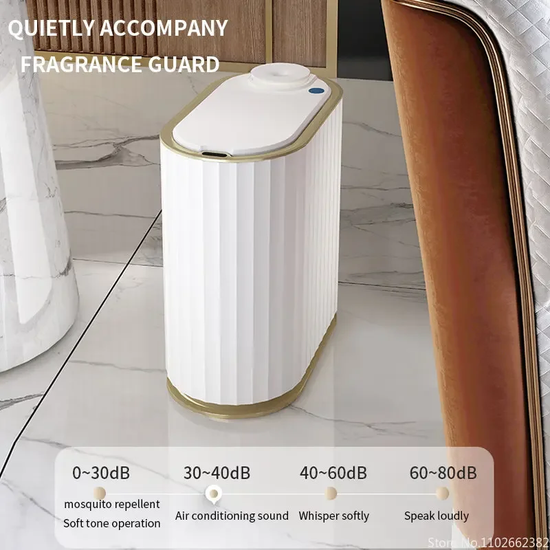 7L الذكية الاستشعار سلة المهملات الروائح سلة المهملات سلة المهملات الإلكترونية للمنزل غرفة نوم المرحاض مقاوم للماء ضيق تخزين دلو