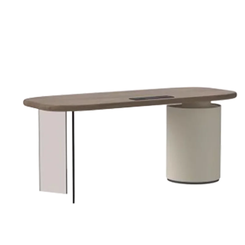 

B Storage Luxury White Desk Executive Wireless Organizer Modern Adjustable Office Table Executive Drawers Escritorio Furniture