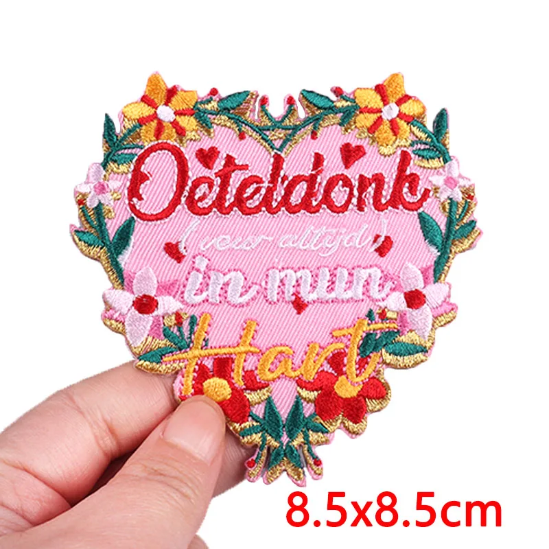 2025 Nieuwe Nederland Oeteldonk Embleem Opstrijkbare Patches Voor Kleding Oeteldonk Carnaval Kikker Borduren Patches Voor Kleding Sticker