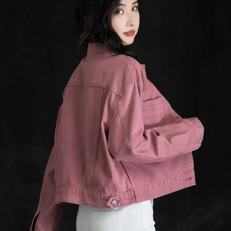 

Jackets Woman Women'S Clothing Fashion Y2K Vintage Pu Leather Slim-Fit Cropped Punk Gothic Retro Button-Up Ladies Style Female