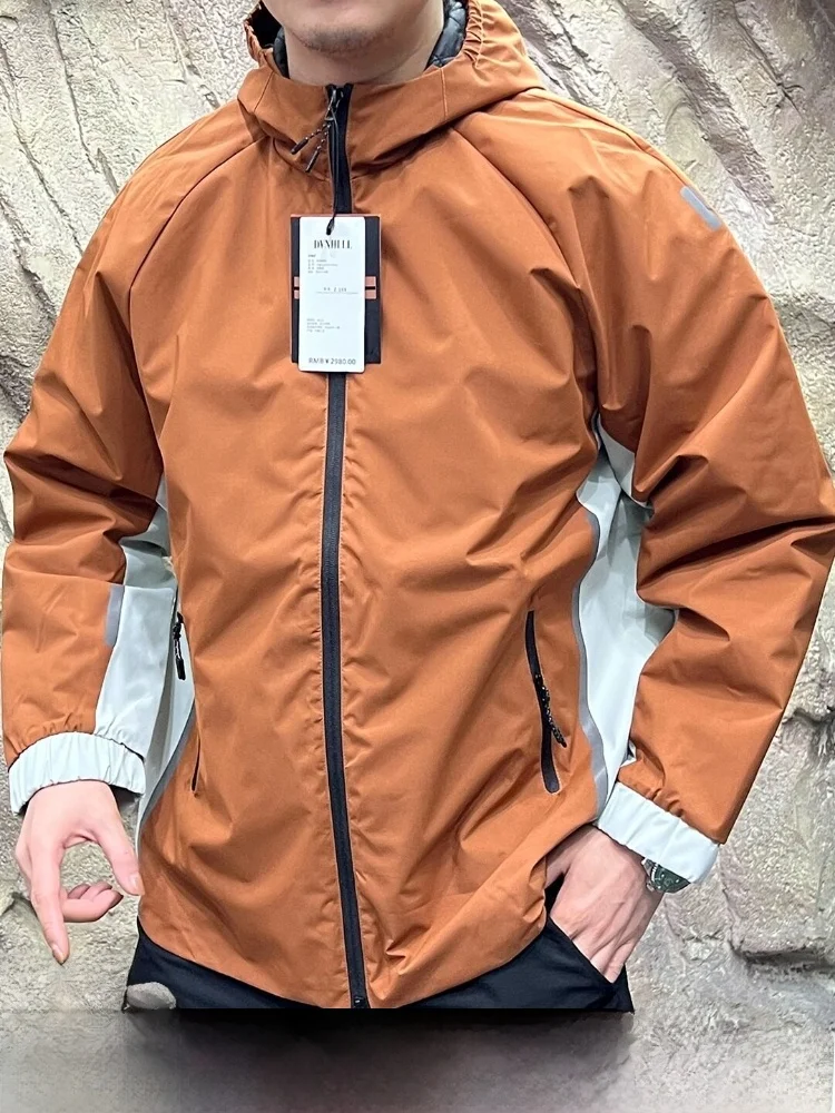 

Premium Men's Outdoor Windproof Waterproof Cotton Jaet Autumn Winter Casual Cleanfit Long Sve Hooded Pure Color Coat
