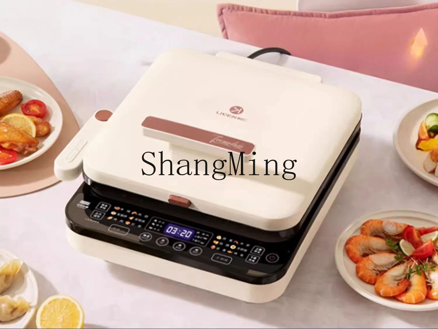 ZYY household double-sided heating new electric cake stall removable, washable, enlarged and deepened cooking machine