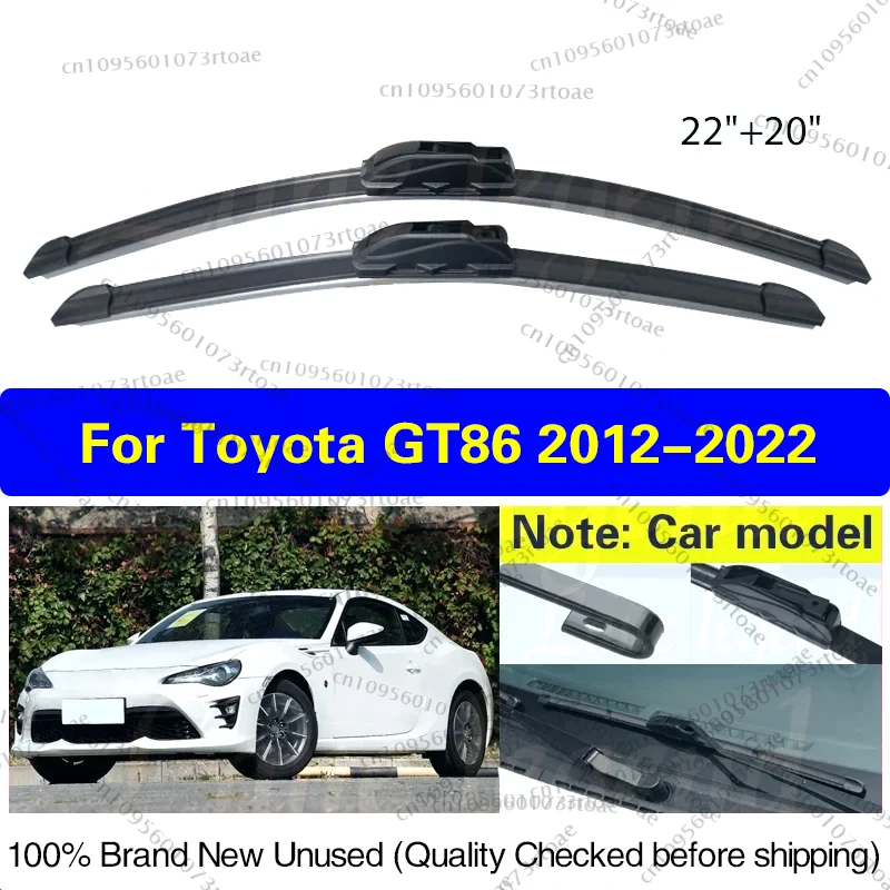 

For Toyota GT86 ZN6 ZC6 ZN8 ZD8 86 For Subaru BRZ GR86 Scion FR-S 2012-2022 Car Front Wipers Blade Windscreen Windows Rain Brush