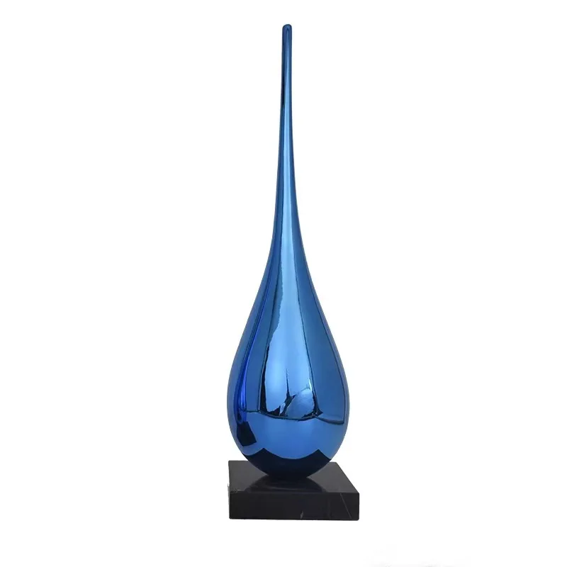 

Minimalist light luxury water drop sculpture abstract creative soft decorative ornaments