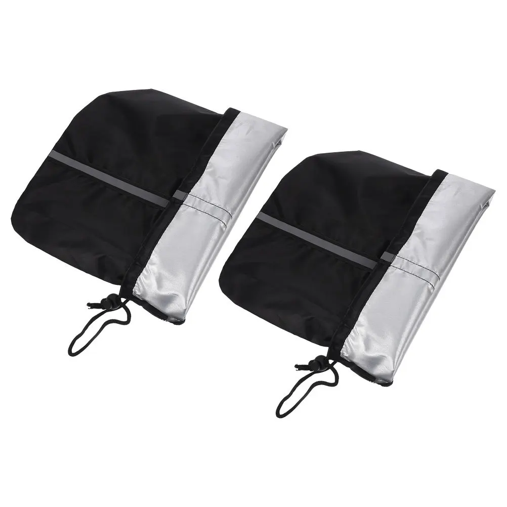 

2Pcs Rearview Mirror Dust Covers Oxford Cloth Protective Car Side Mirror Covers Universal Exterior Snow Rain Cover