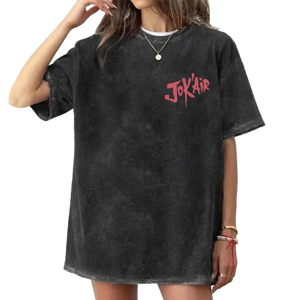 

Washed Vintage Rapper Jokair C'est La Guerre Album Merch T-shirt Men Women Vintage Oversized T Shirt Fashion Hot Sale Streetwear