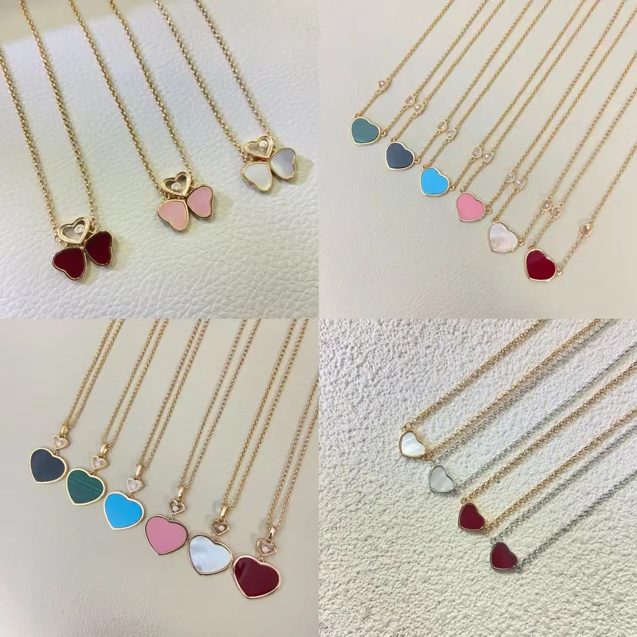 

Женское ожерелье серии 925 во французском стиле с аметистом Love Happy Heart с серебряным воротником, серебро, натуральный драгоценный камень