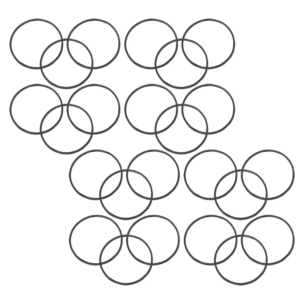 

200Pcs Tattoo Machine Rubber Elastic Bands Black Highly Elastic Replacement Parts for Professional Tattooing Accessories