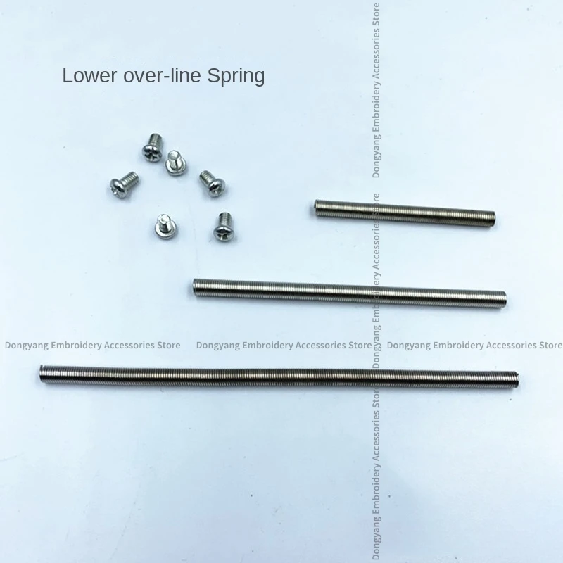 1PCS Lower Thread Spring 5.5cm 9cm 13cm Lock Lower Thread Spring Screw for 4 6 9 Needle Computer Embroidery Machine Accessories