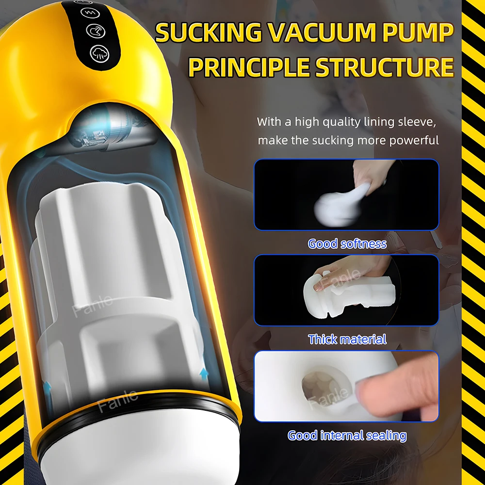 Mężczyzna ssący Masturbator automatyczne ssanie wibracje maszyna do robienia loda kubek do masturbacji zabawki erotyczne dla dorosłych dla mężczyzn masturbacja dostaw