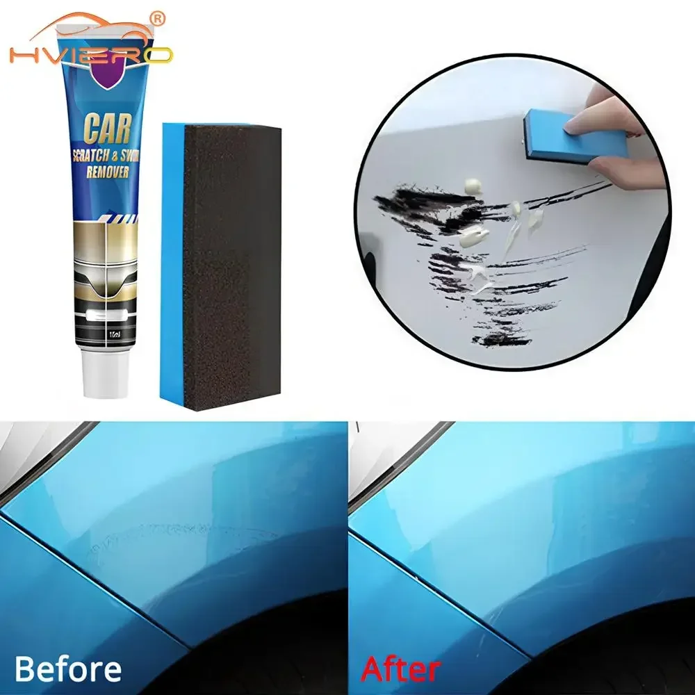 1Pc 15ml Car Scratch Auto Swirl Restoration Repair Tools Es Polishing Wax Anti Paint Care Accessories Renovate Curing Universal