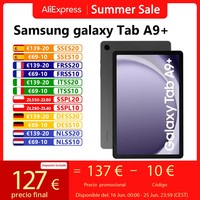 Samsung Galaxy Tab A9+ WIFI Tablet 4GB 64GB 2.2GHz Octa-core 11” TFT 90 Hz LCD Display 8MP Rear Camera 7040 mAh Battery Android