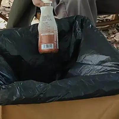 

Outdoor Camping Trash Can Lightweight Collapsible Oxford Cloth Storage Square Bin Self-drive Barbecue Portable Car Trash Bin