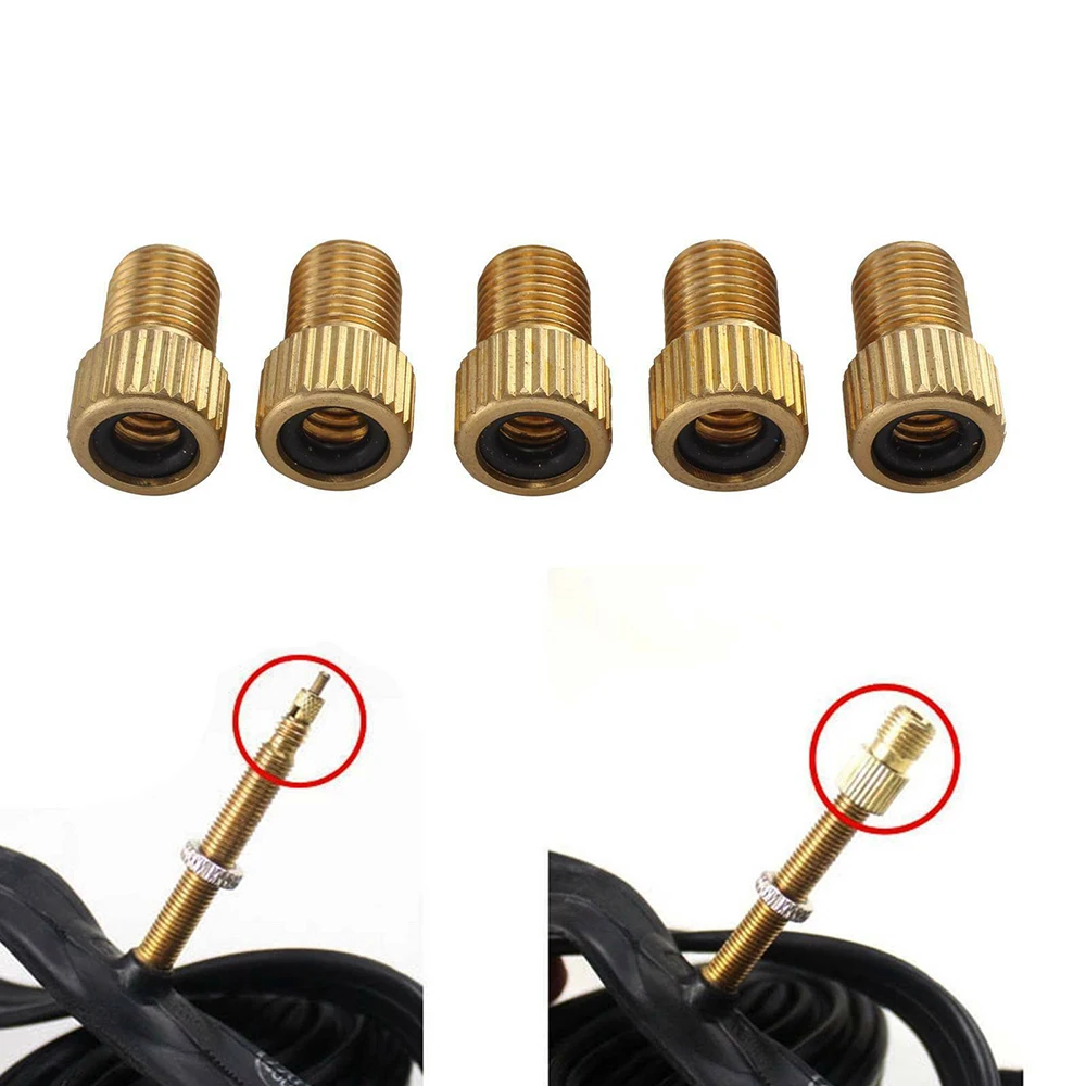 Accessories Premium Useful Brand new Durable High quality Valve Adapter 5/10PCS Bicycle Car Pump Dv Sv French To Dunlop