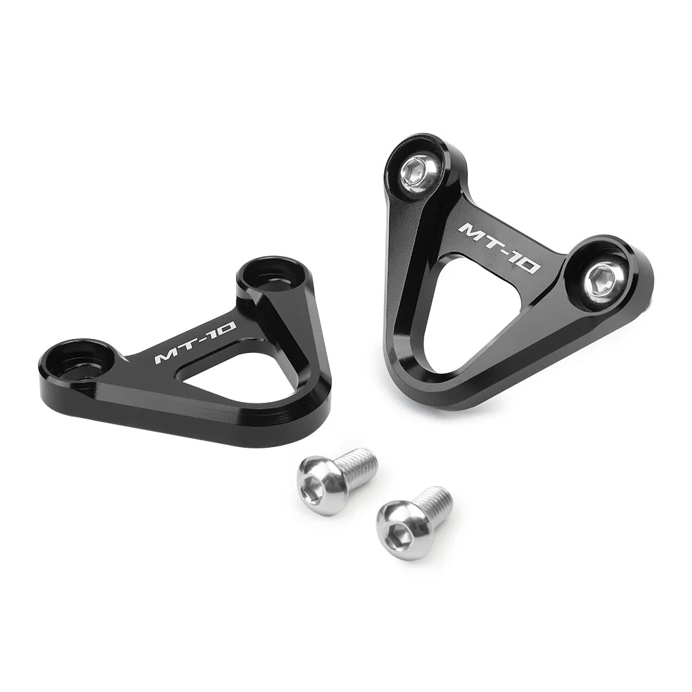 Motorcycle Accessories NEW For Yamaha MT-10 SP FZ-10 2016-2025 Rear Footrest Blanking Plates Foot Peg Exhaust Hanger Bracket