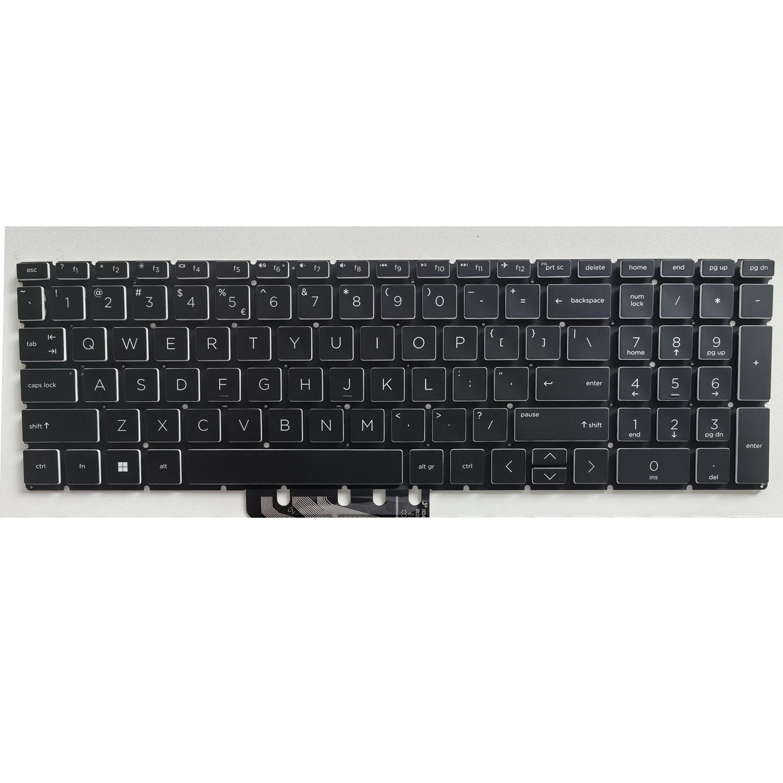 for HP 15-cn 15-cp 15-cr 17-cd 15-DA 15-DB 15-CN 17-BY 250 255 G7 15-DK 15-df 15-dx US No Backlit Black Laptop Keyboard