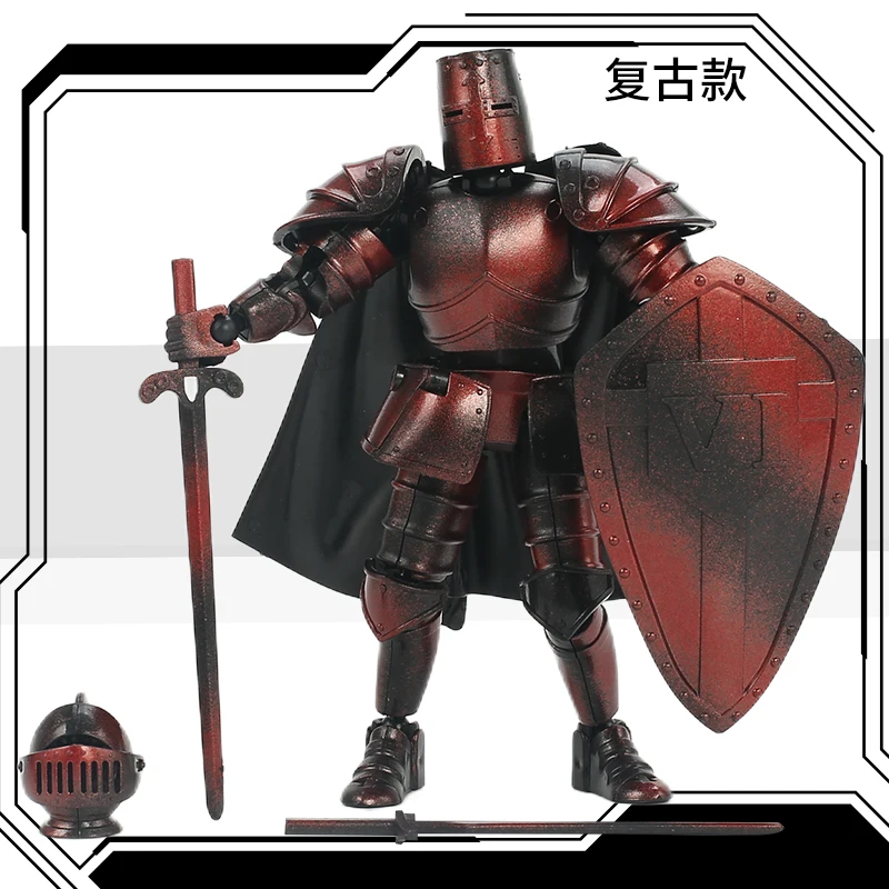 Cavaleiro figuras de ação paladino 13 articulado móvel shapeshift robô 3d impresso manequim personagem montagem brinquedos presente