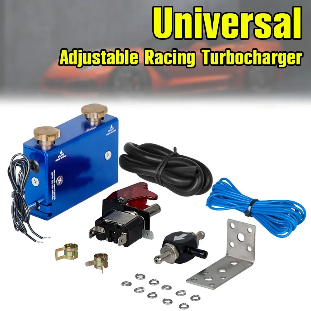 Universal adjustable Racing Turbocharger Boost Electronic Controller Dual Stage Boost fit for All Turbo and Supercharge 30 90psi