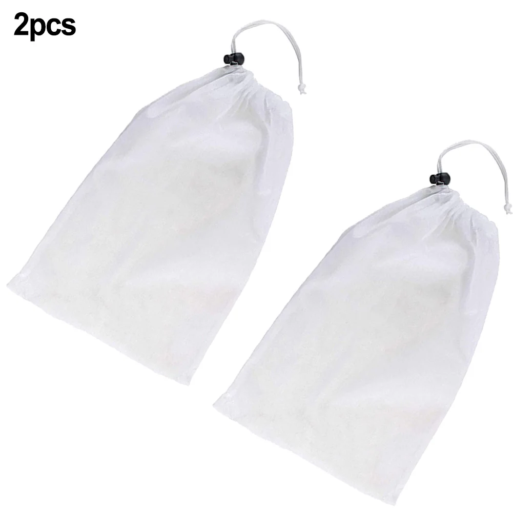 Swimming Pool Suction Head Bag with Fine Mesh Layer for Leaf and Light Debris Removal in Standard Pool Cleaning Use