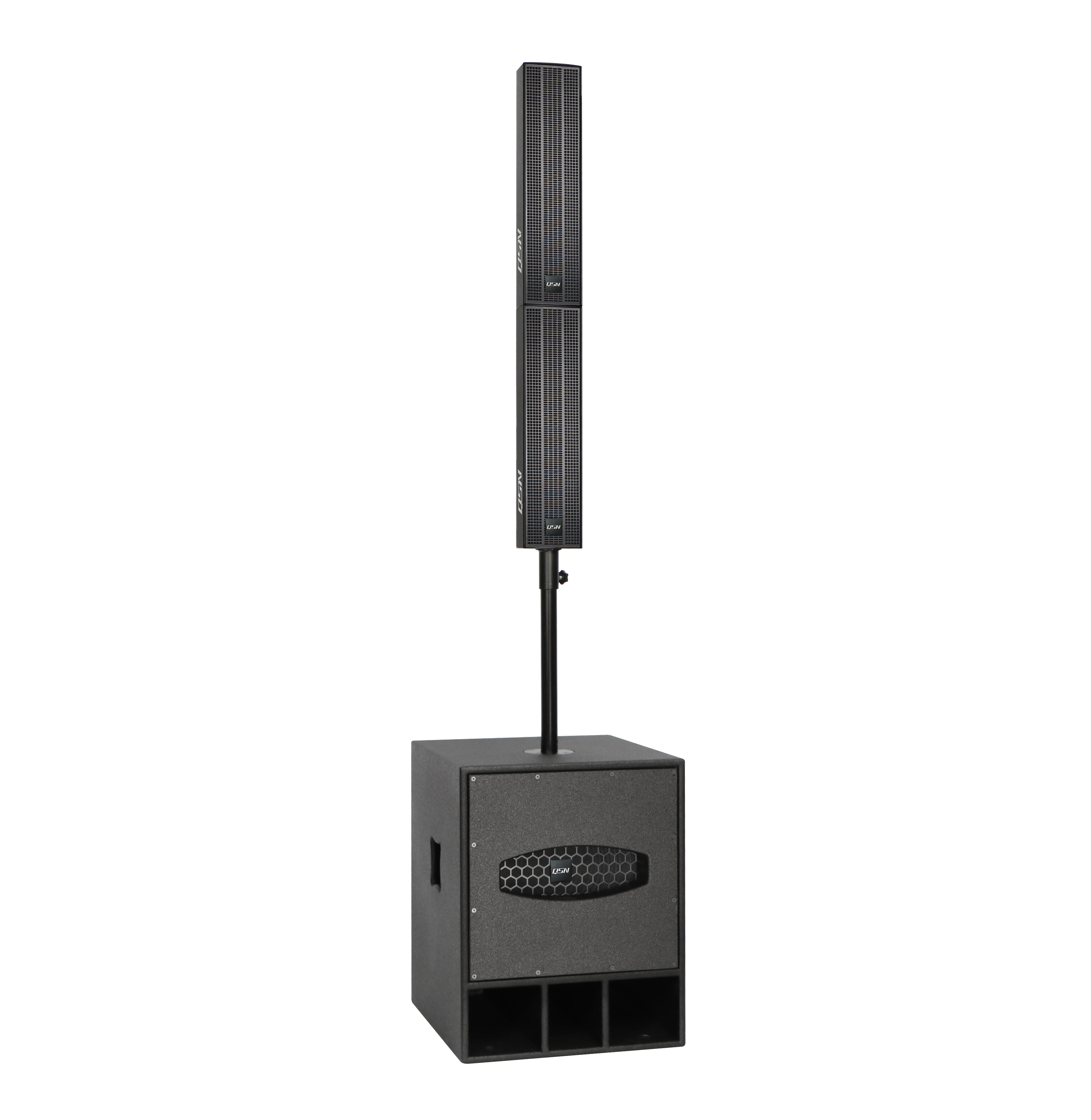 Altavoz impermeable De aluminio DSP activo subwoofer exterior De 15 pulgadas para fiesta Sistema De Altavoces Activo