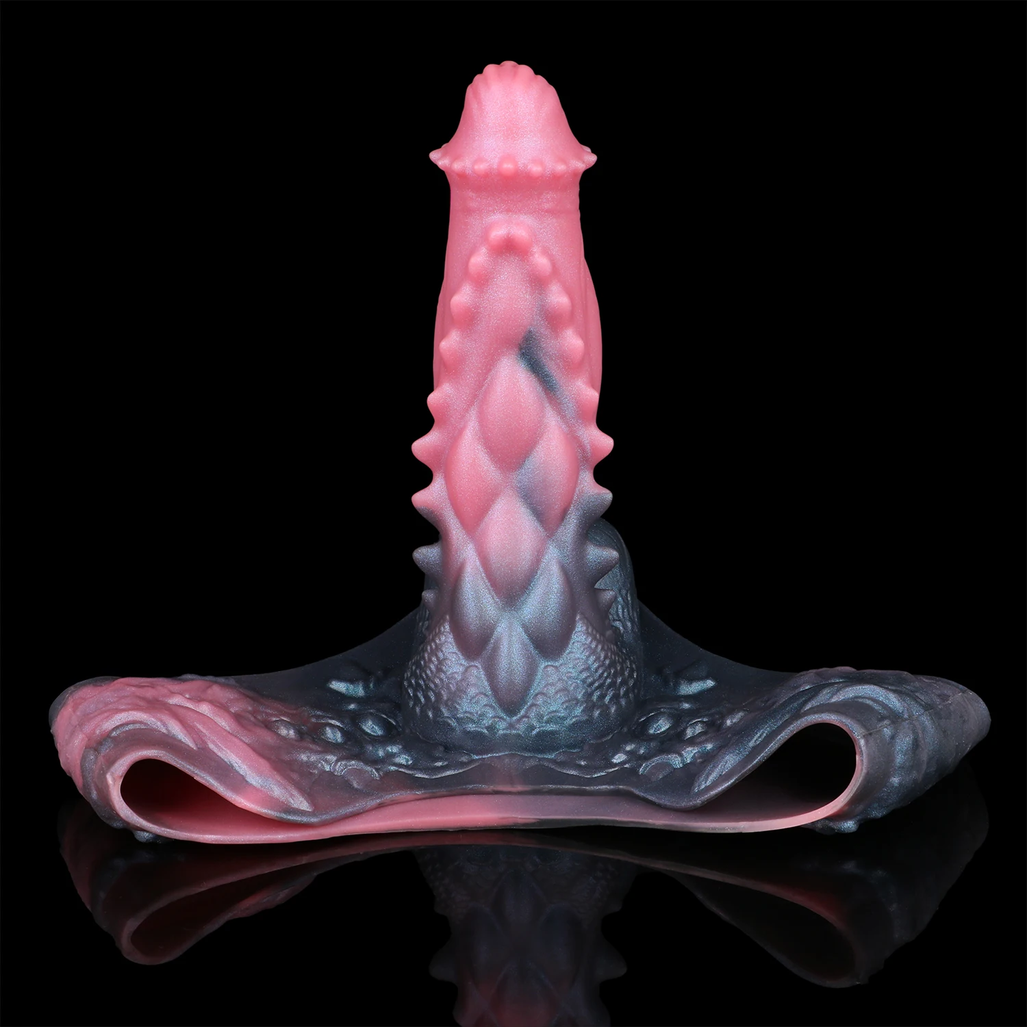 YOCY الوحش الجوف دسار سيليكون بانت 10.62 بوصة قضيب جلدي الغريبة الحصان دسار سراويل داخلية القضيب موسع كم #5