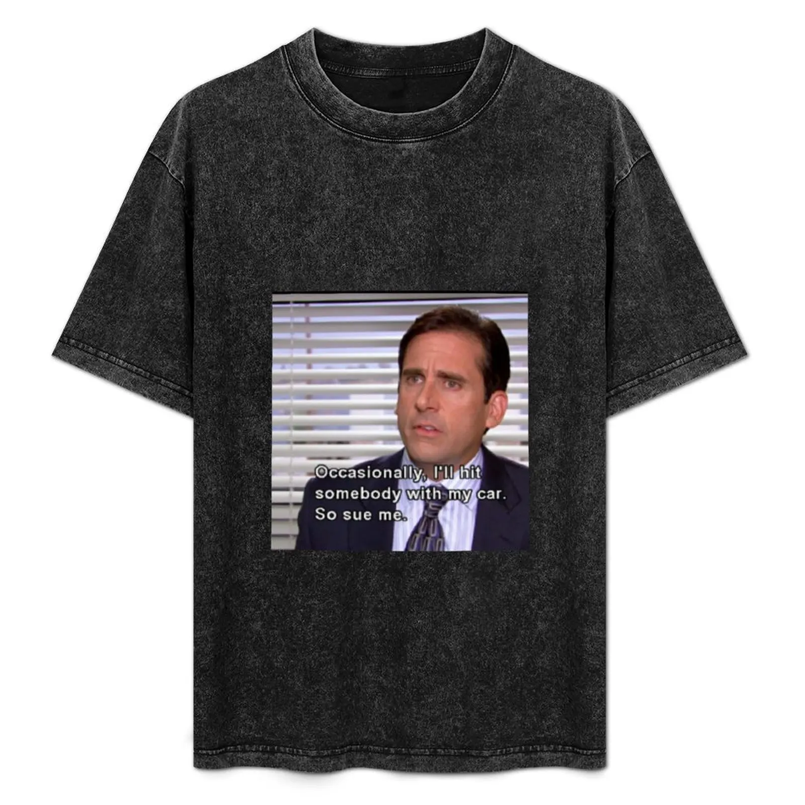 

The Office Quote- Michaels Flaws T-Shirt Holiday Casual Short Sleeve Top