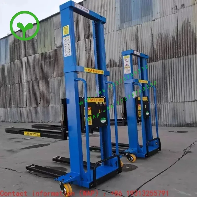 【2026】Electric remote control forklift portable automatic lift stacker loading and unloading truck handling climbing truck