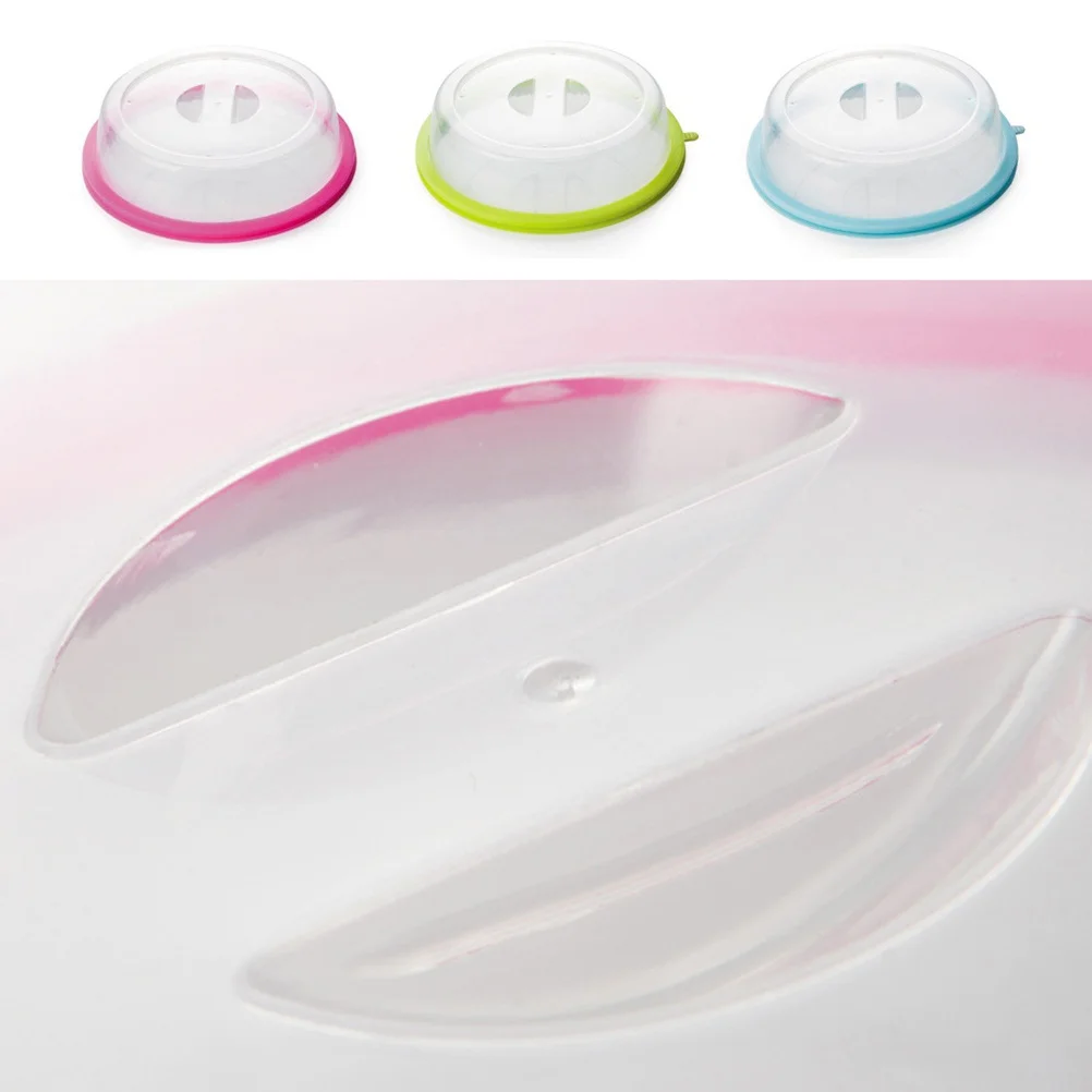 الميكروويف النفط برهان غطاء أحمر 19.5x4.5 سنتيمتر كبير سيليكون ختم المضادة للرش التدفئة إغلاق أداة المطبخ الطازجة غطاء عازل الحرارة