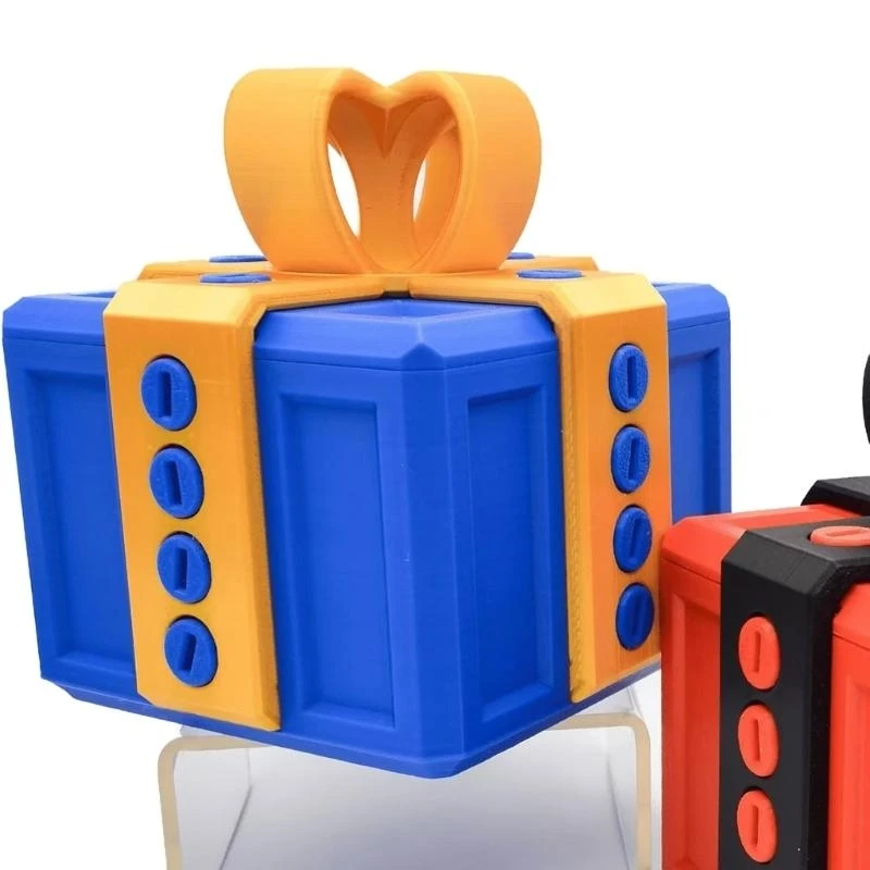 面倒なギフトボックスファン3Dプリントギフトボックスネジ付きノベルティプレゼントオープニング