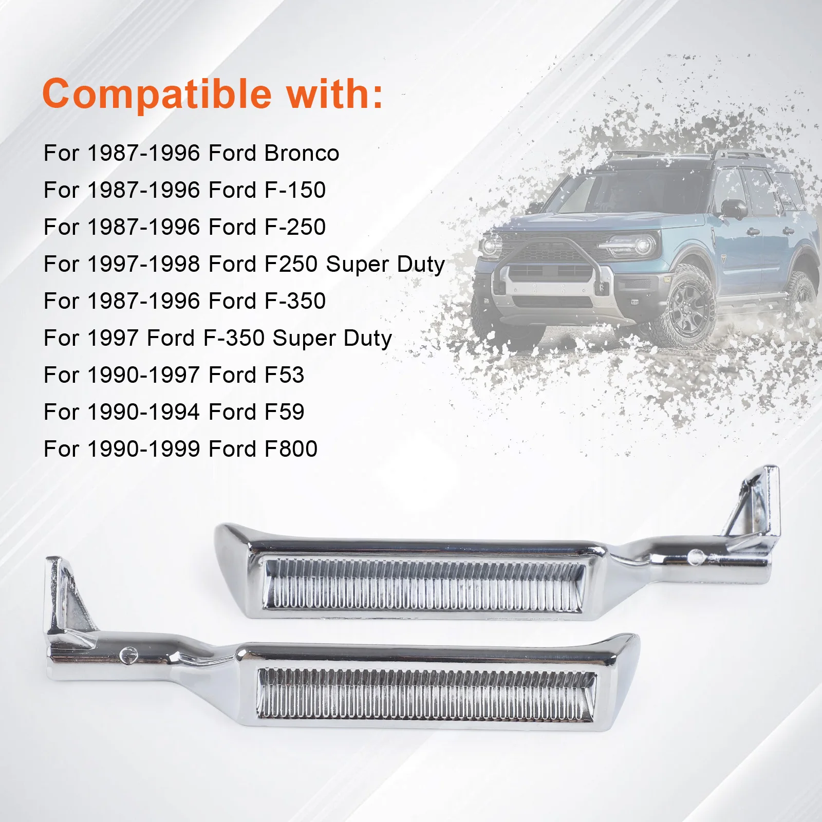 CNSPEED Innentürgriff-Set links/rechts für 1987–1996 Ford F150 F250 F53 F59 F800 Mustang E7TZ- 1522601 -A E7TZ- 1522600 – Detail 4