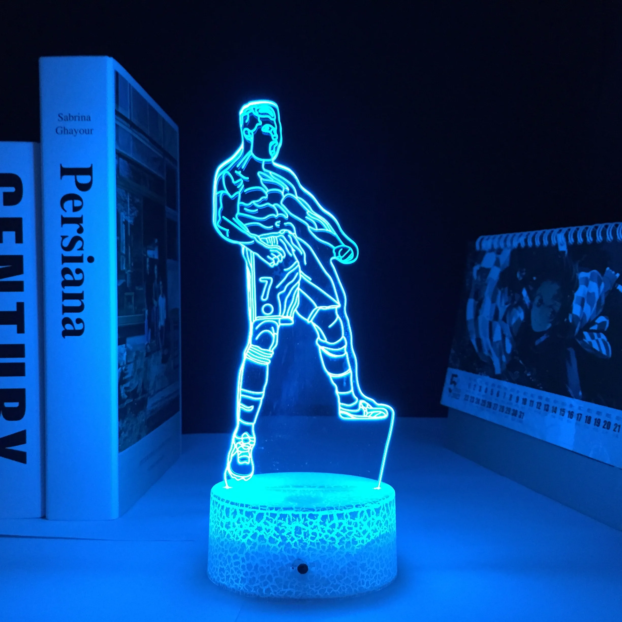 Soccer 3d Model Night Lights For Kids Bedroom Decoration Creative Gift Novelty Lighting 3D Illusion LED Lamp Dropshiping