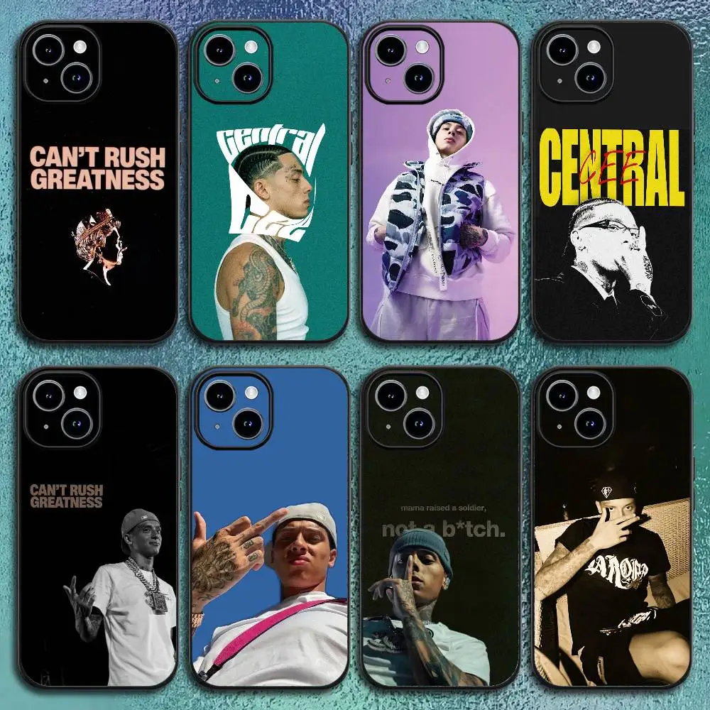 Coole Rapper Central Cee Handyhülle für iPhone 17 12 13 14 15 16 Pro Max Plus Klassische schwarze Softshell