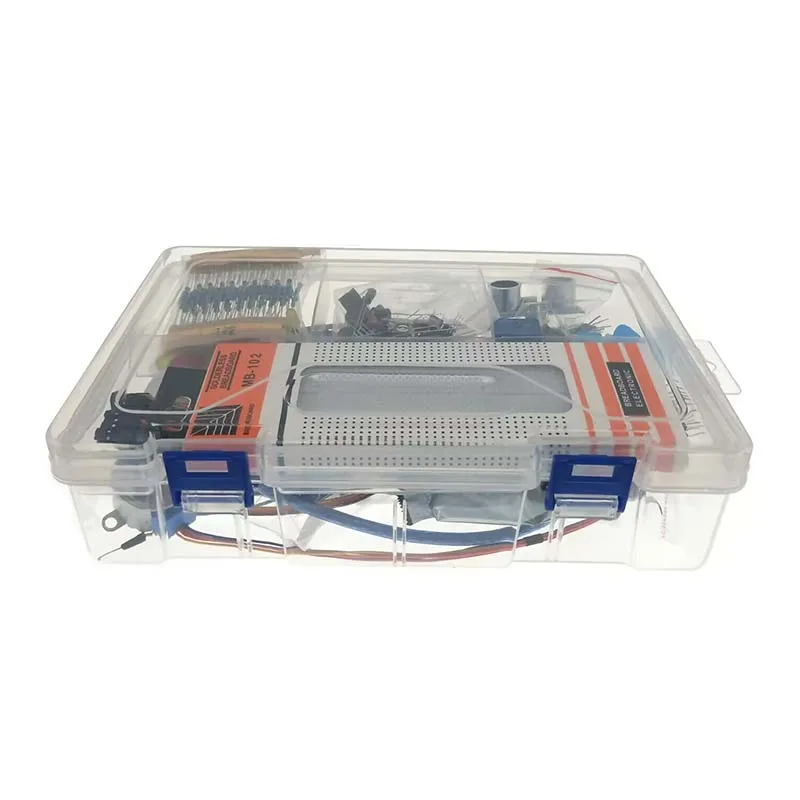 مجموعة تعليمية كاملة لمشاريع Arduino R3 / Arduino IDE STEM مع لوحة تطوير مجموعة أدوات إلكترونية كابل مؤازر