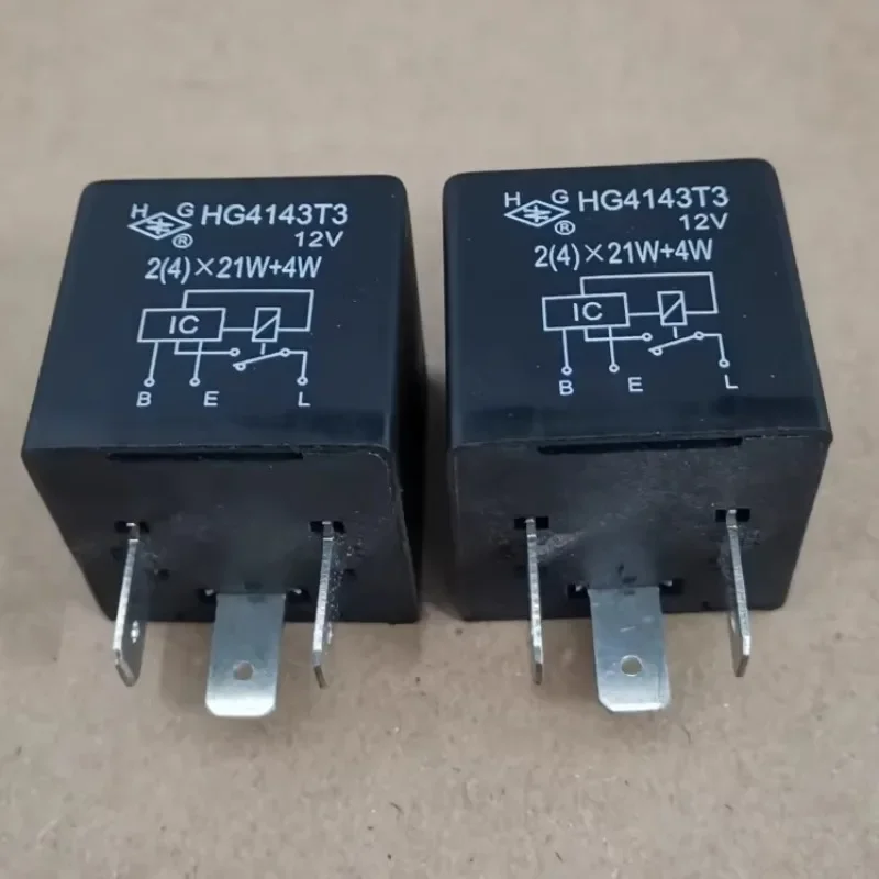 

（Brand New Original）1pcs/lot 100% original genuine relay:HG4143T3 12V 2（4）x21W+4W flash relay