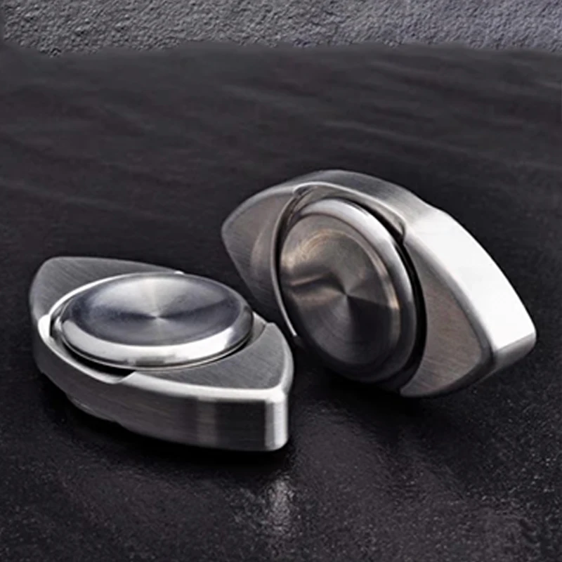 Metal Triangle EDC Fidget Spinner Stainless Steel Fingertip Gyro Hand Spinner Adults Decompression Anti Stress Relief Fidget Toy