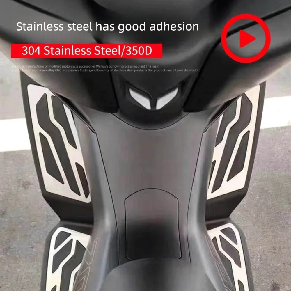 Nuevo Para ZONTES 350D D350 alfombrilla de Pedal de acero inoxidable modificado Pedal cepillado antideslizante instalación no de