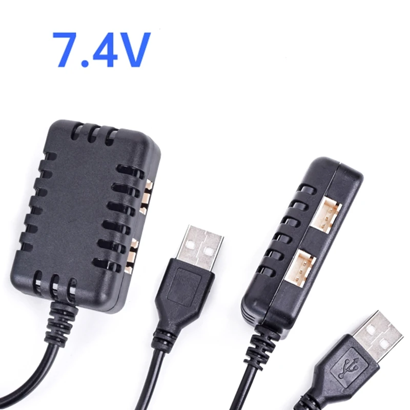 7.4V Lipo Battery USB Charging Units For RC UAV FPV Drone Spare Parts 7.4 V Battery Charger RC Racing Drone