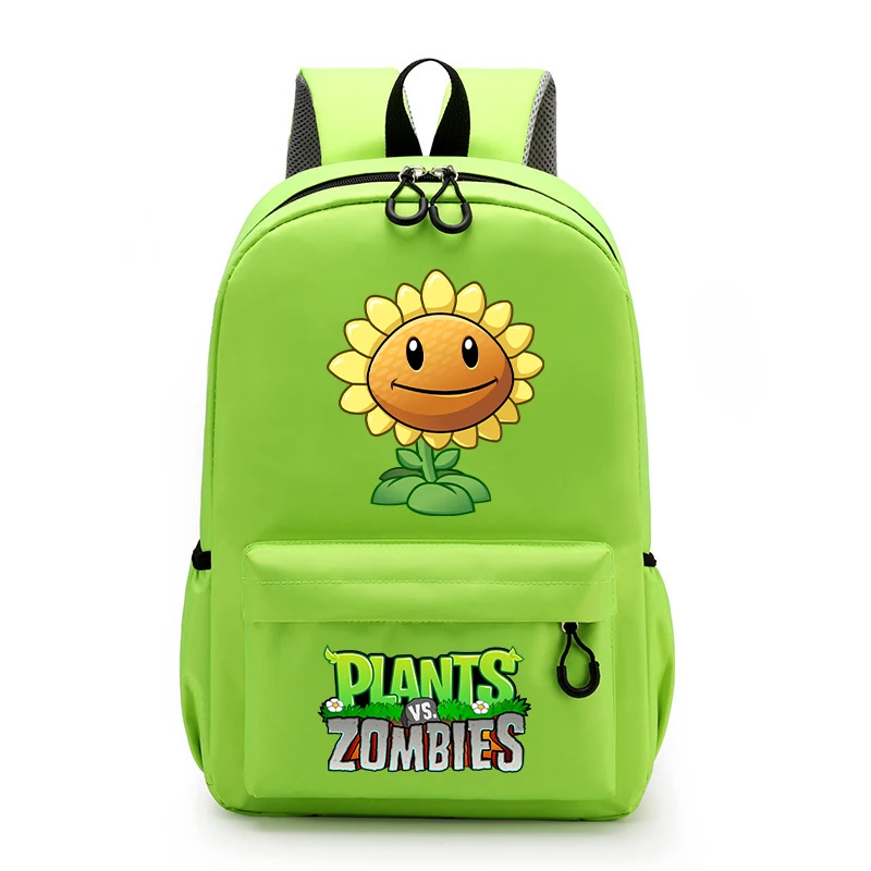 Plants Vs Zombies Backpacks Cute Cartoon Printing Large Capacity Shoulder Bags Student Stationery Organiser Back To School Gifts