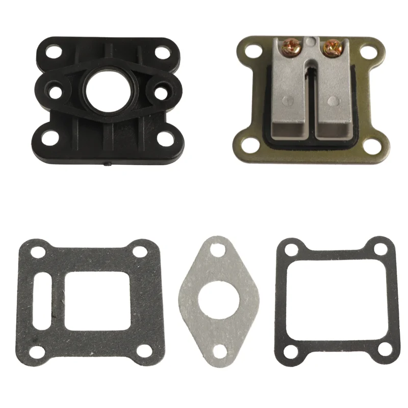 Carburetor Reed Valve Inlet Intake Manifold Gaskets for 2 Stroke 47cc 49cc Engine Pocket Bike ATV Quad Minimoto Go Kart Scooter