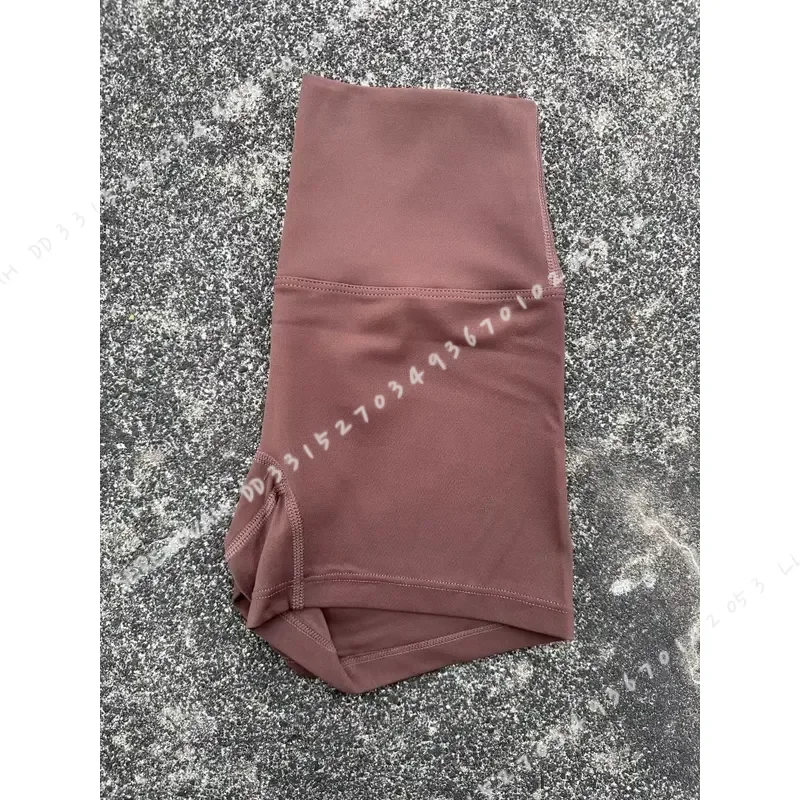 Women High Waist Fitness Shorts Soft Tight Yoga Leggings Squat Proof Athletic Gym Leisure Running Training Sport Bottoms