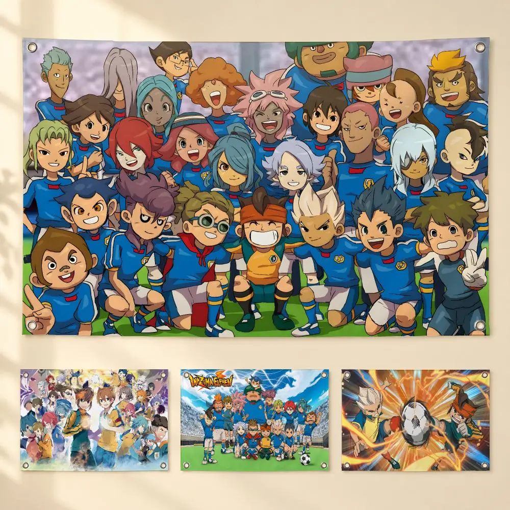 Axel Blaze Firestorm Inazuma Eleven Anime Flags For Garden Party Living Room Home Wall Flag Bedroom Outdoor Decor
