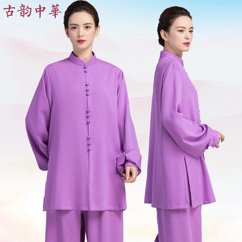 

Yongchun Taiji Martial Arts Tai Ji Suit Women's for Middle-Aged and Elderly People Baduanjin Exercise Clothing Improvement