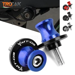 For YAMAHA MT03 MT-03 MT 03 2005-2025 2024 2022 2020 2019 Motorcycle Accessorie Swingarm Sliders Screw Swing Slider Stand Screws