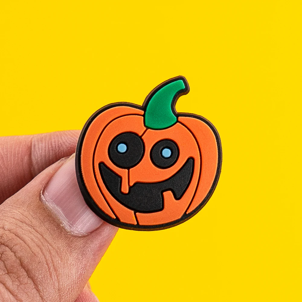 1 pcs Witch Hat Shoe Charms Magic Ball Crystal Funny Charms Ghosts Pumpkin Shoe Clips Decorations Bats Cats Shoe Accessories