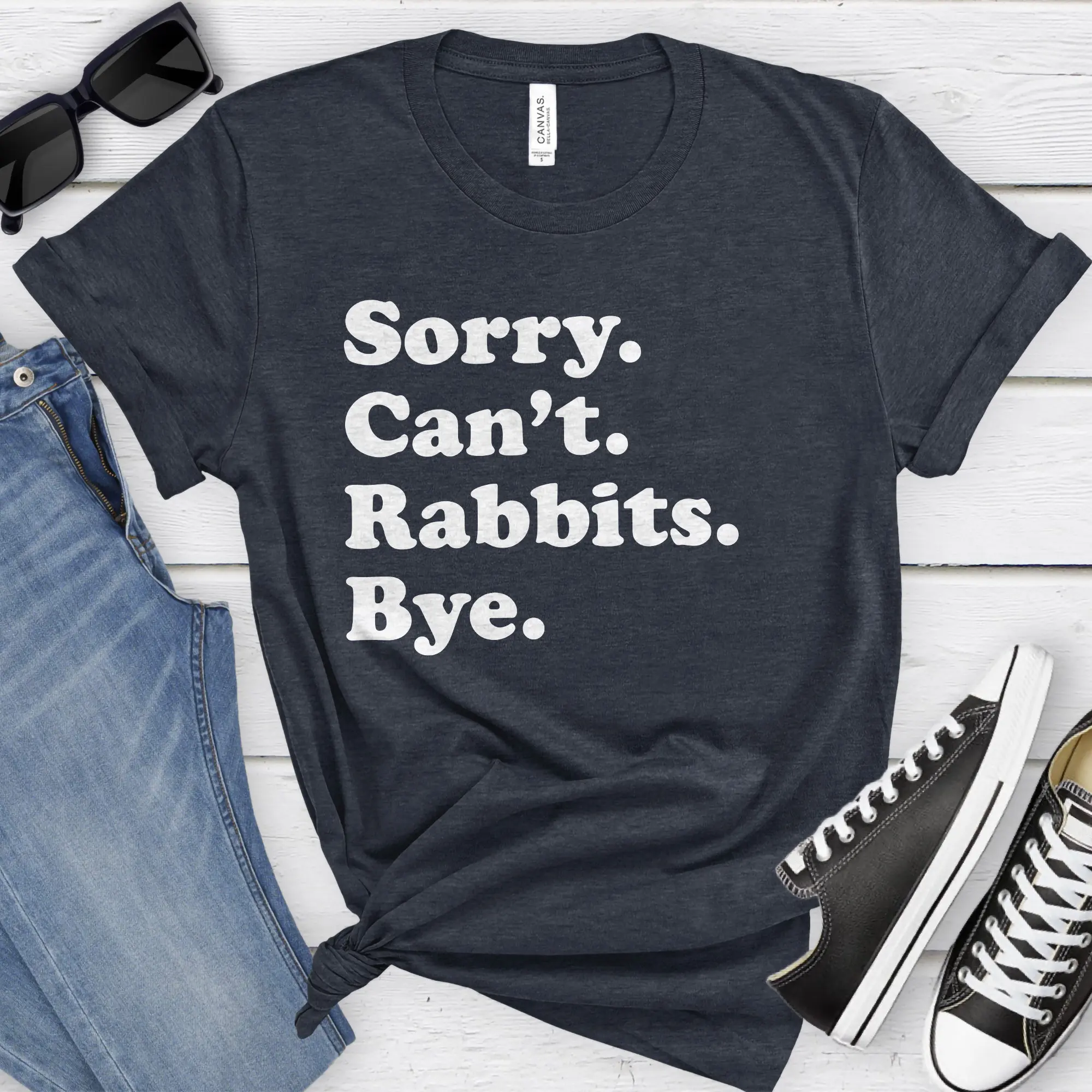 Funny Rabbit T Shirt For Men Or Women I Love Rabbits Sarcastic