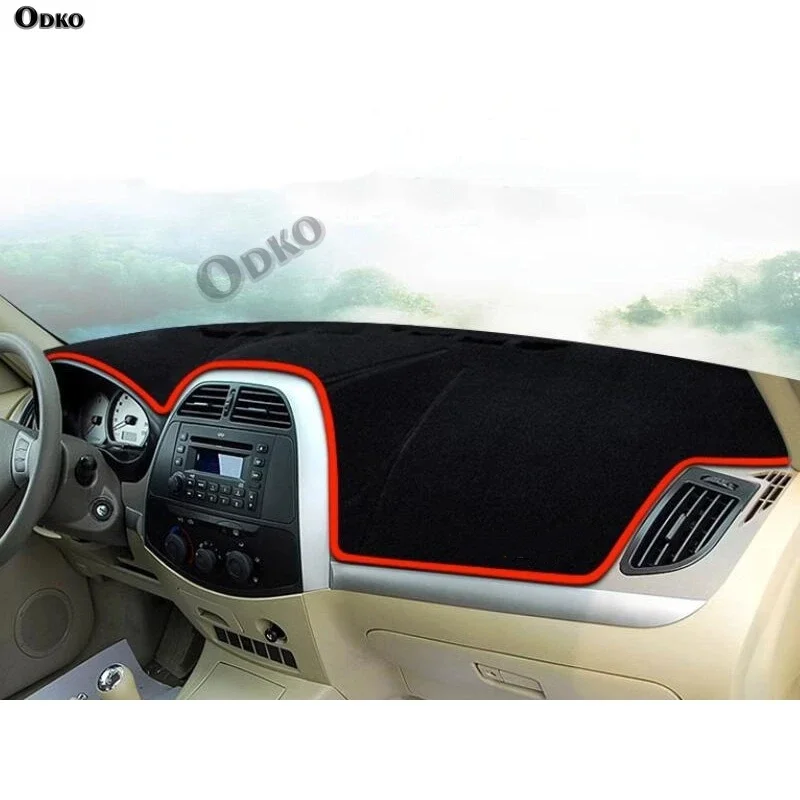 Car Dashboard Cover Car Avoid Light Pad Anti-Dirty Mat Sun Shade Pad For Chery Tiggo 2007 2008 2009 2010 2011 2012 2013