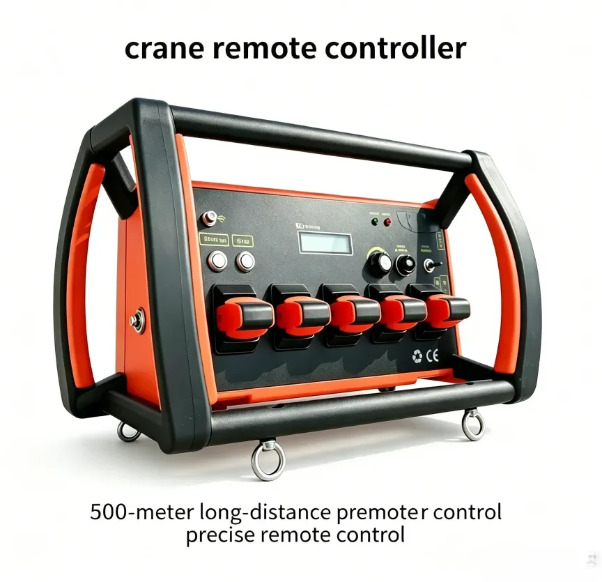 8Joysticks Crane Remote Controller, Zero Delay Precise Cost Effective Wireless Remote For Truck Hydraulic Construction Machinery